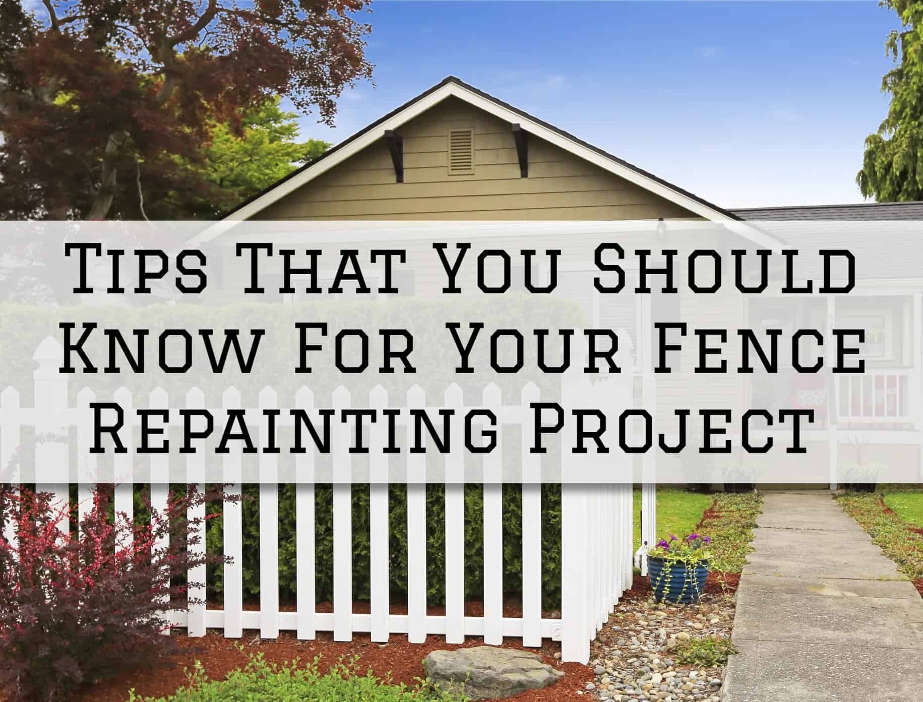 2023-03-21 OnePoint Painting Company Austin TX Tips That You Should Know For Your Fence Repainting Project