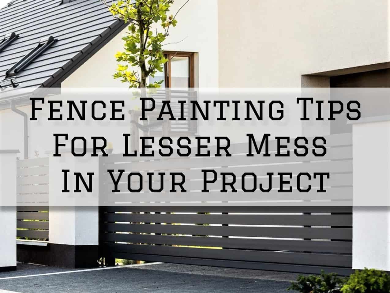 2023-05-28 OnePoint Painting Company Austin TX Fence Painting Tips For Lesser Mess In Your Project